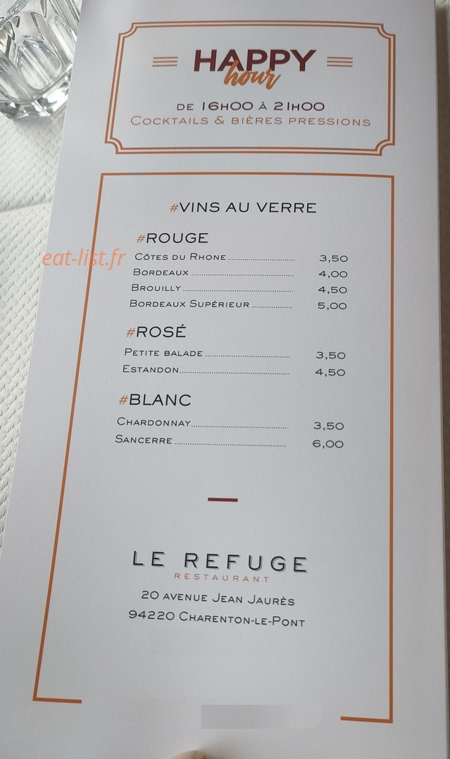 Le Refuge — carte page 5