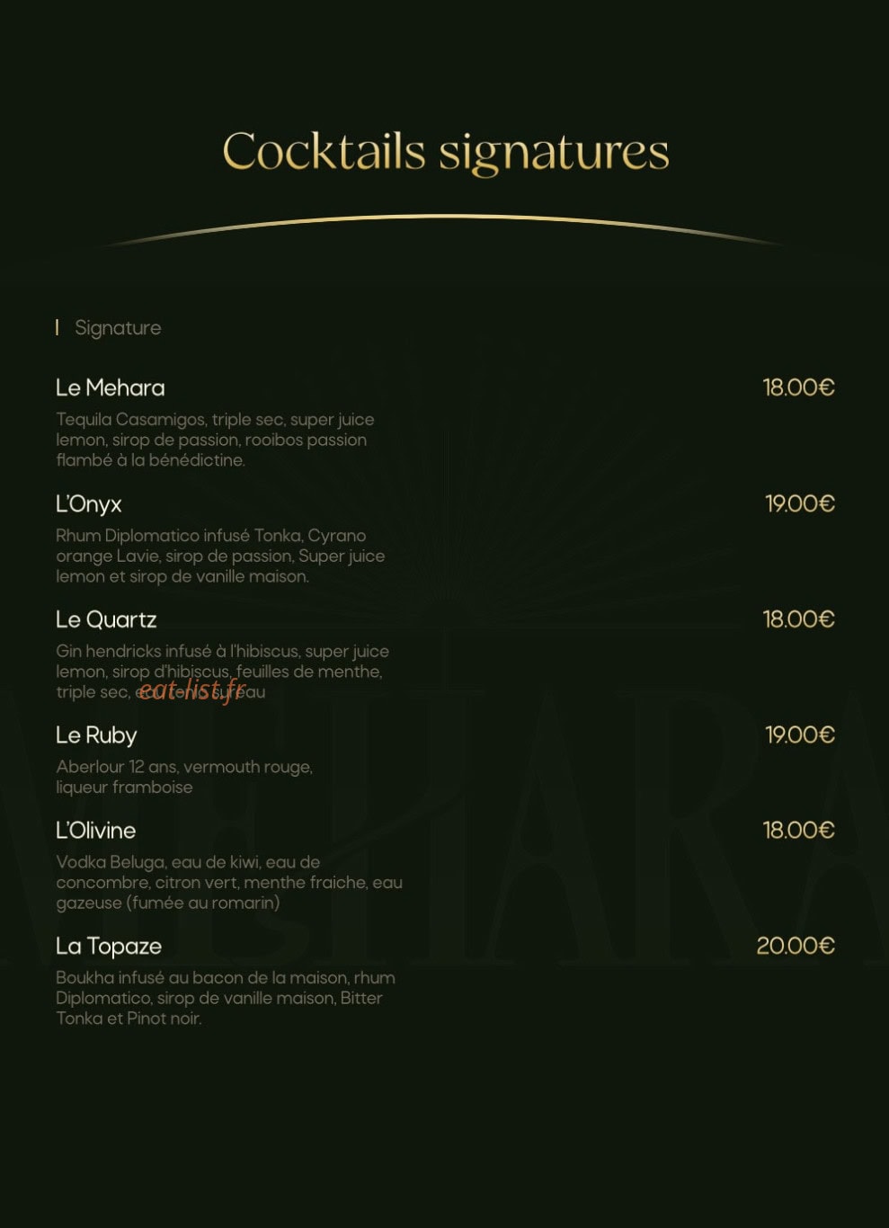 Mehara — carte page 6