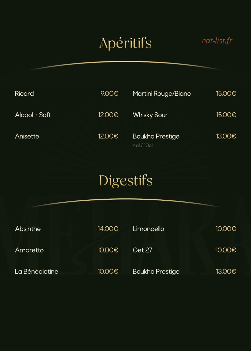 Mehara — carte page 10
