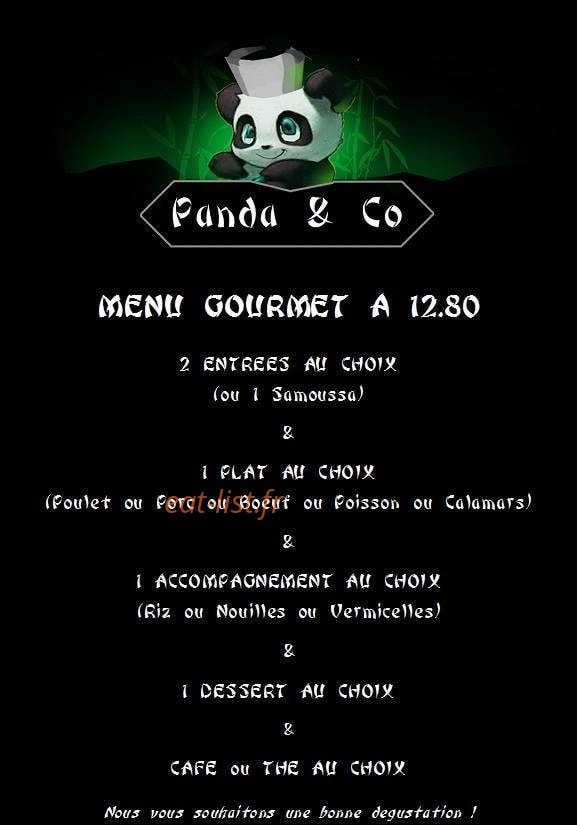 Panda & Co — carte page 2