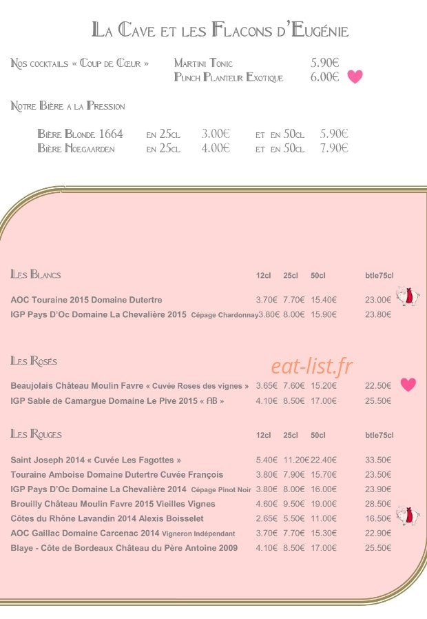 Tante Eugenie — carte page 3