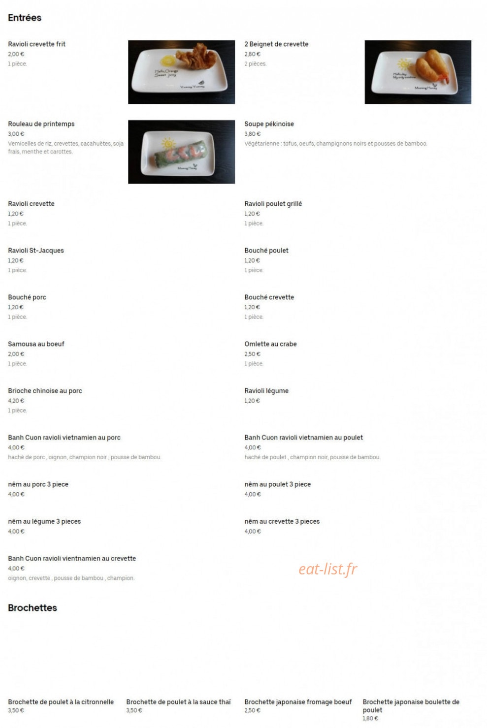 Yumis — carte page 2