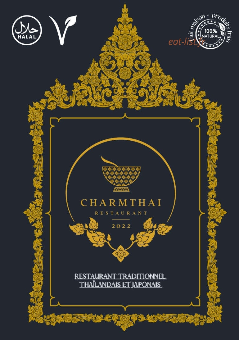 Charm Thaï — carte page 1