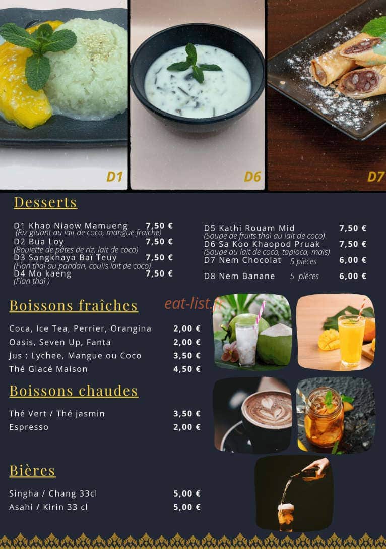 Charm Thaï — carte page 12
