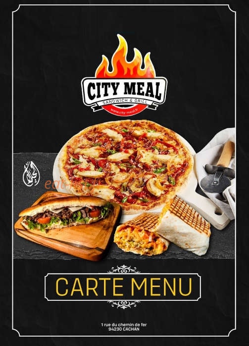 City Meal — carte page 1