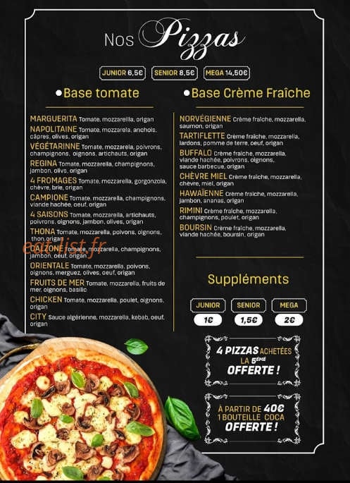 City Meal — carte page 2