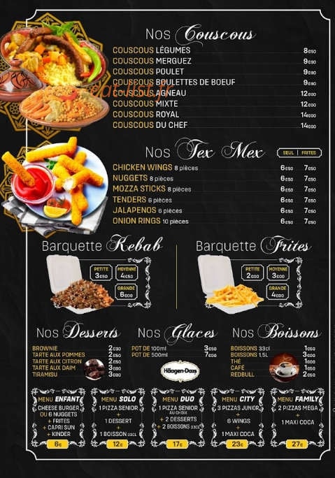 City Meal — carte page 4
