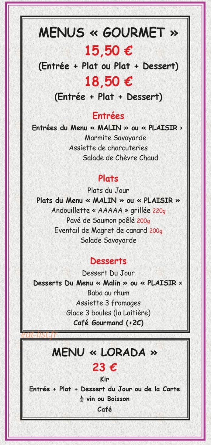Le Lorada — carte page 3