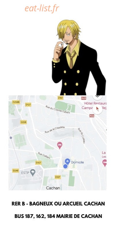 Sanji eat — carte page 5