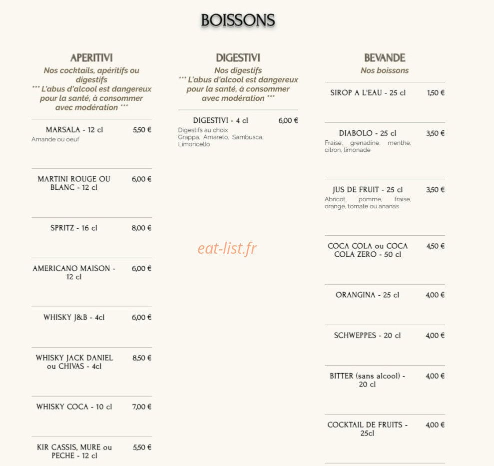 Sergio — carte page 8
