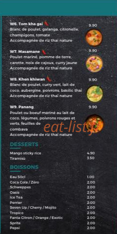 Wok'N sushi — carte page 6