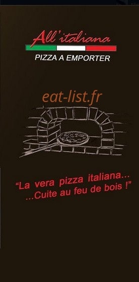 All Italiana — carte page 1