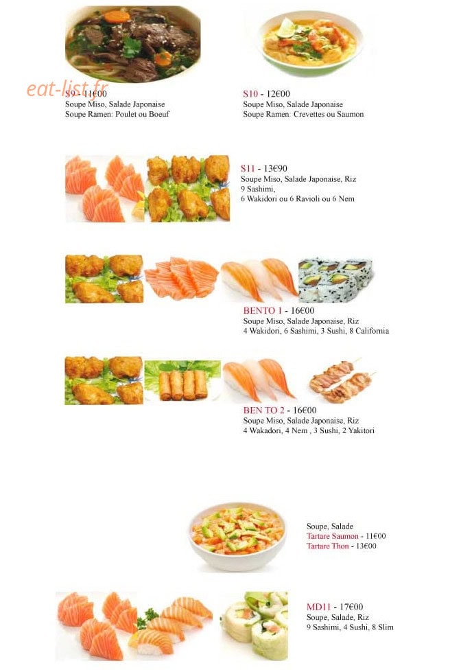 Carte et menu de Duo Cai XI Gu à L' Hay les Roses — Les spécial page 3