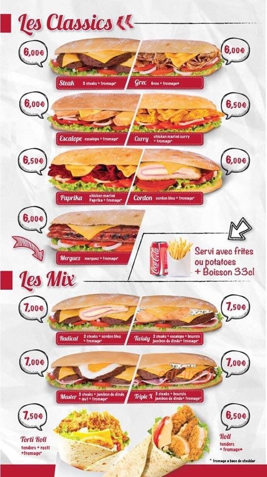 Food Factory — carte page 3