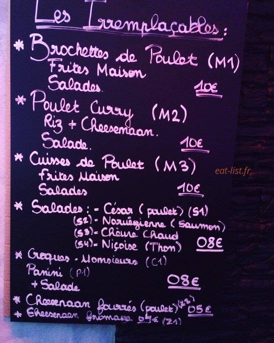 L'ambiance — carte page 1