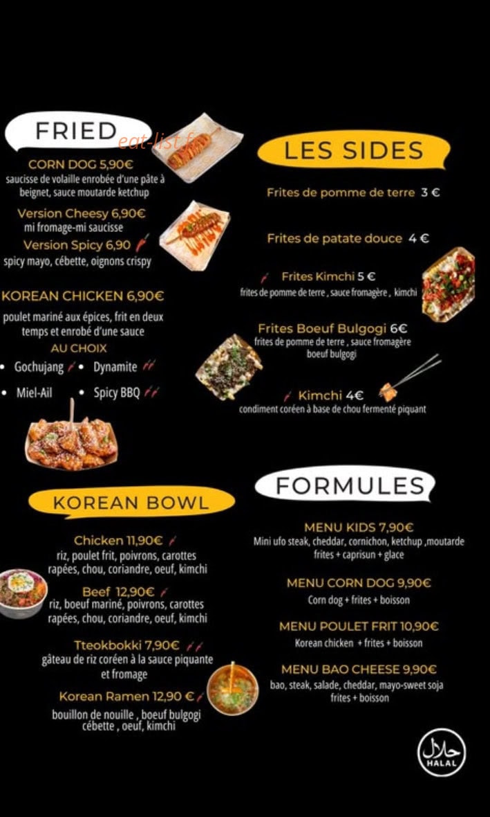 Ufo  ben’s — carte page 2