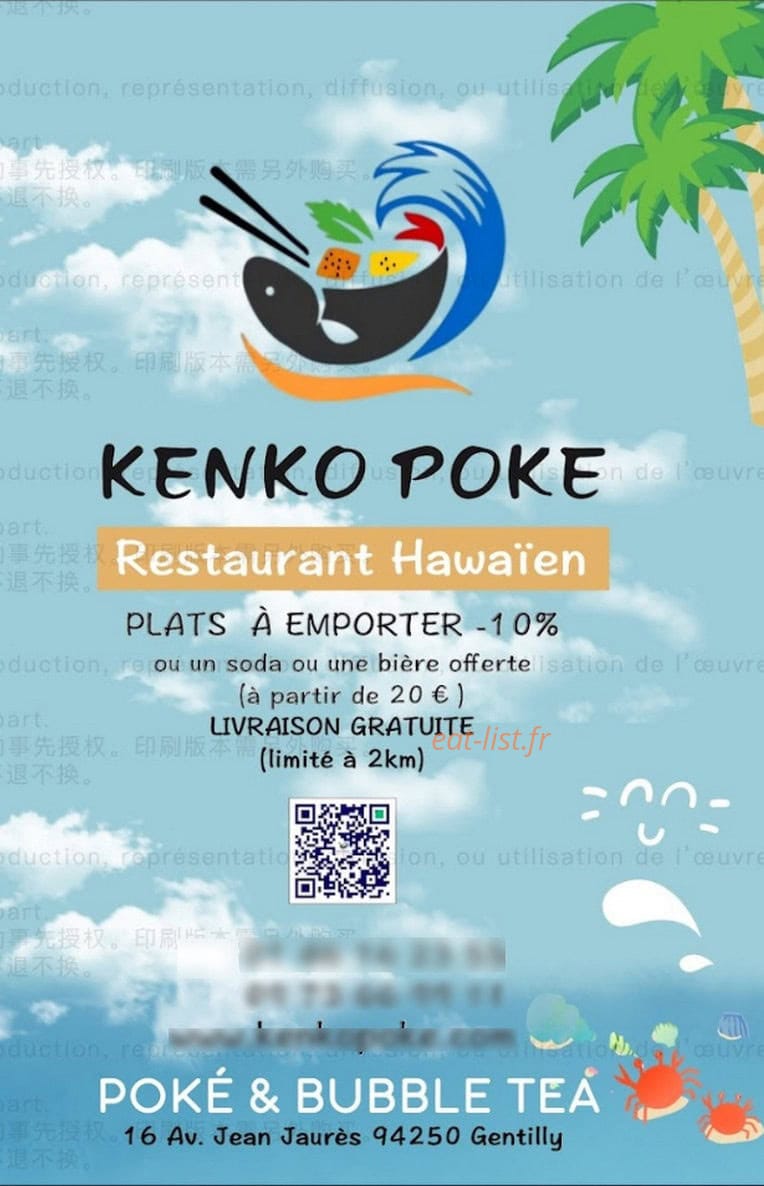 Kenko Poke — carte page 1