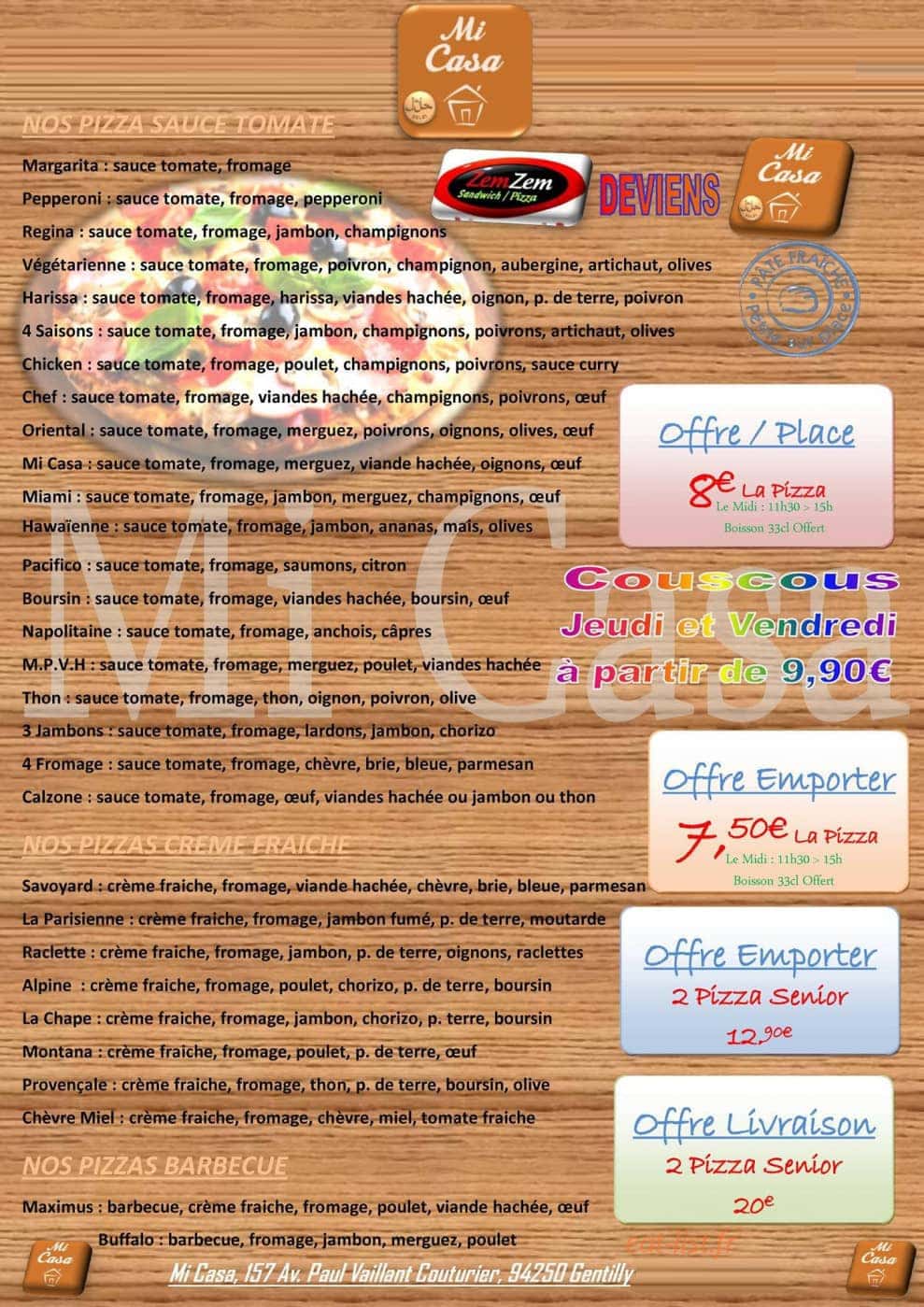 Mi Casa — carte page 1