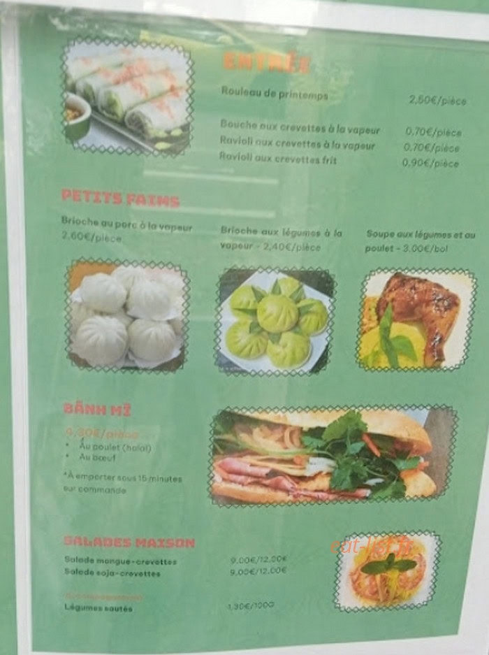 Pho Bonjour de Gentilly — carte page 1