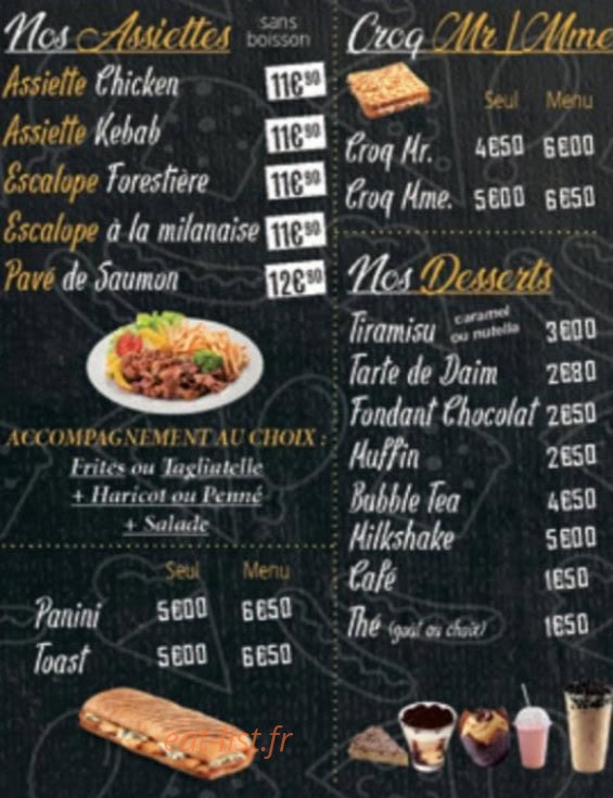 Top Eat — carte page 2
