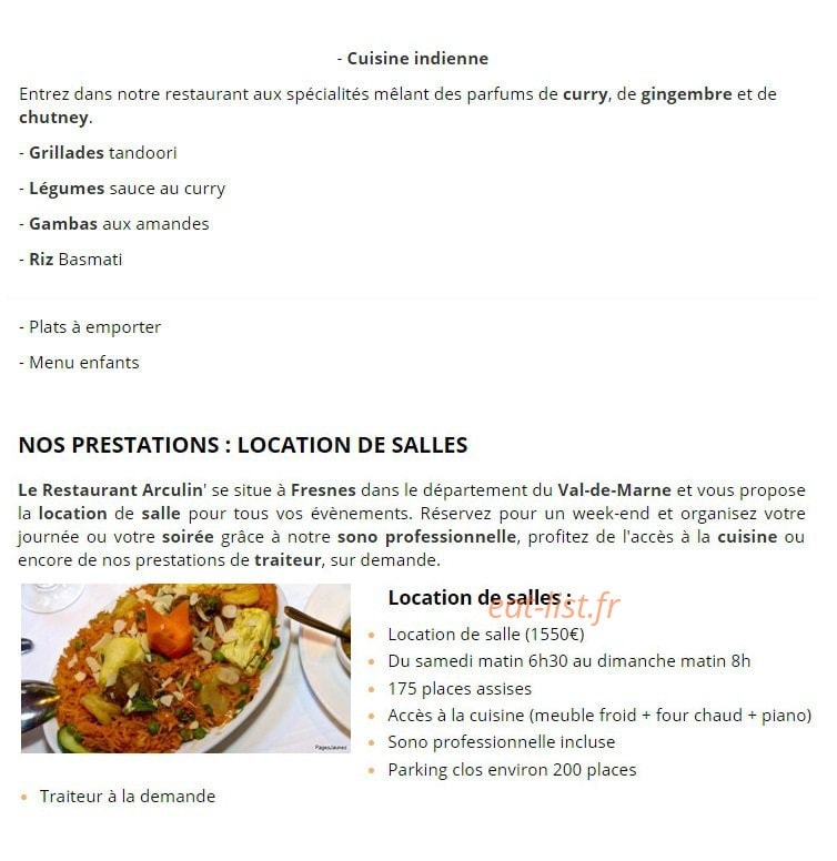 Arculin' — carte page 1