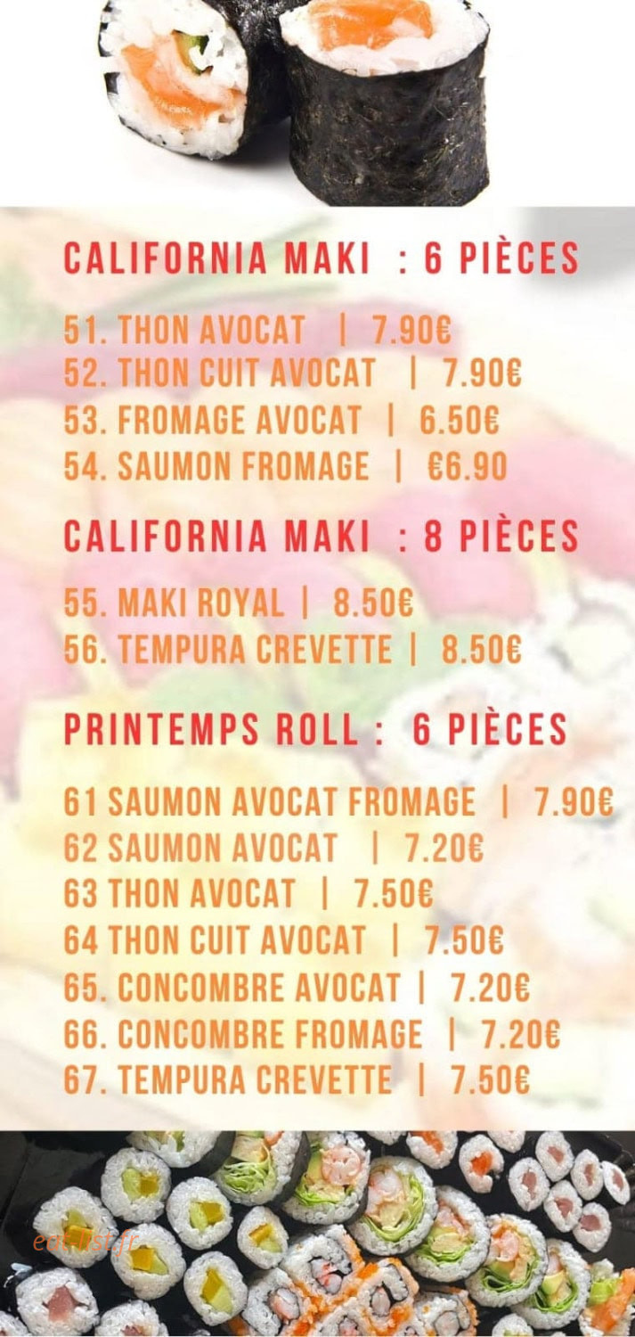 Le Bistro du Monde — carte page 8