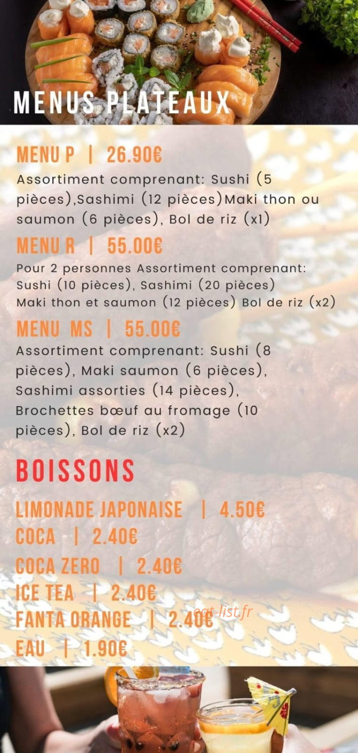Le Bistro du Monde — carte page 9