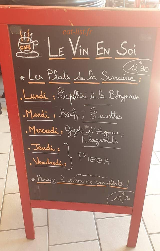 Le Vin en Soi — carte page 3