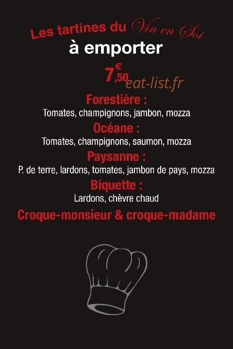 Le Vin en Soi — carte page 2