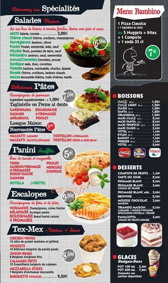 Napoli kitchen — carte page 3