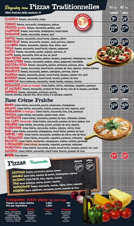 Napoli kitchen — carte page 2