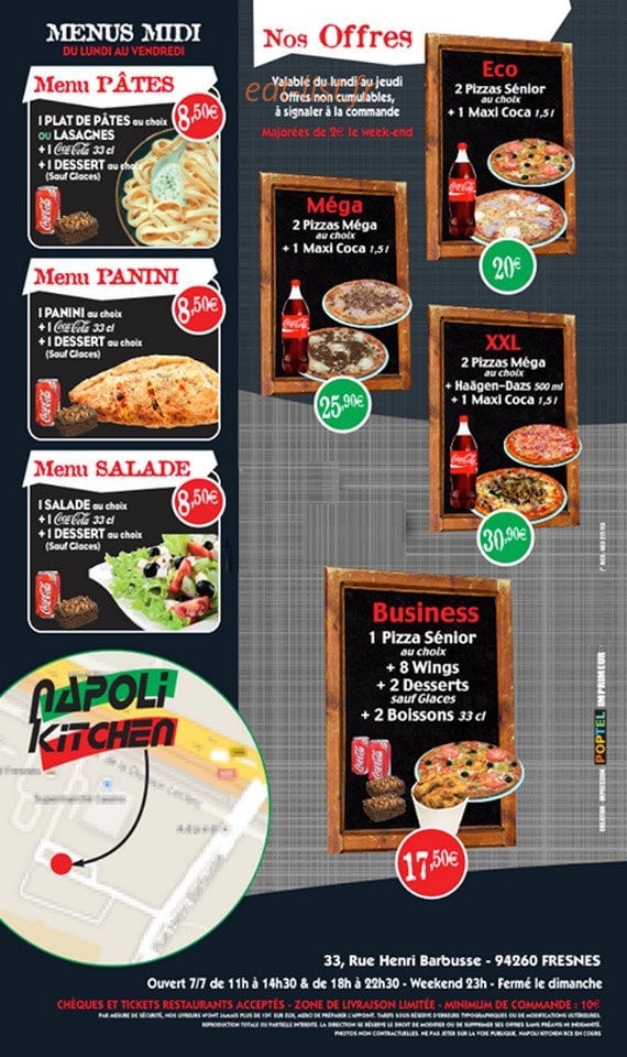 Napoli kitchen — carte page 4