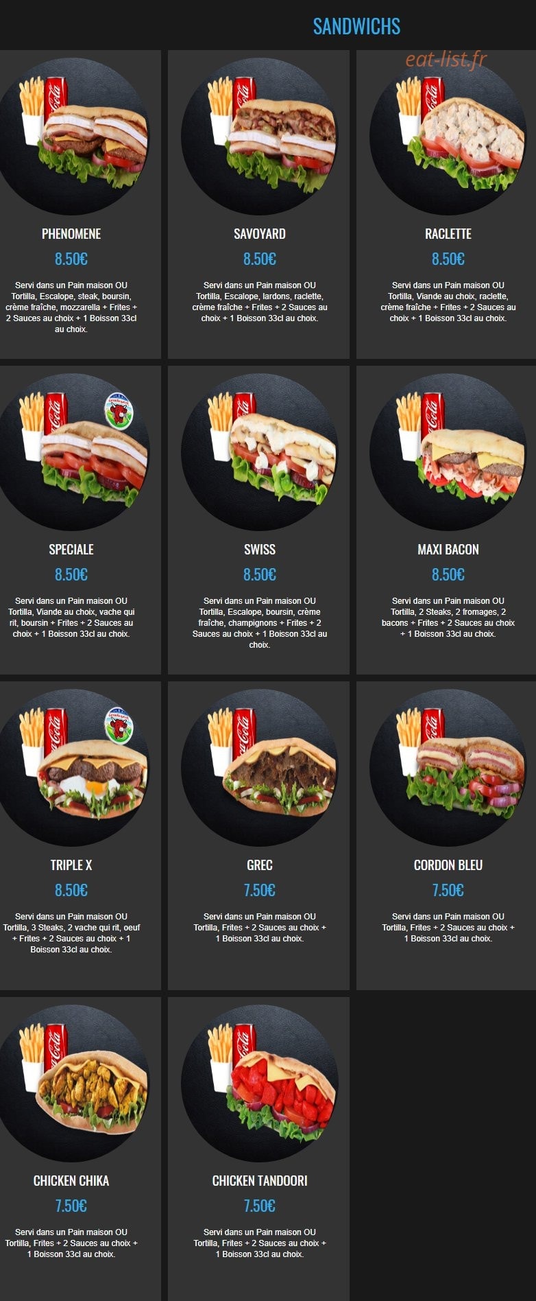 pizza bellucci — carte page 6