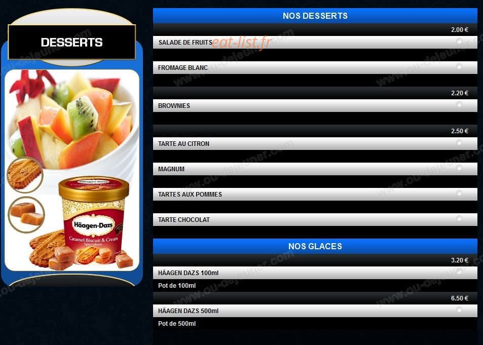 Pizza Service — carte page 8
