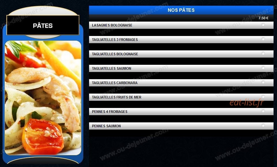 Pizza Service — carte page 4