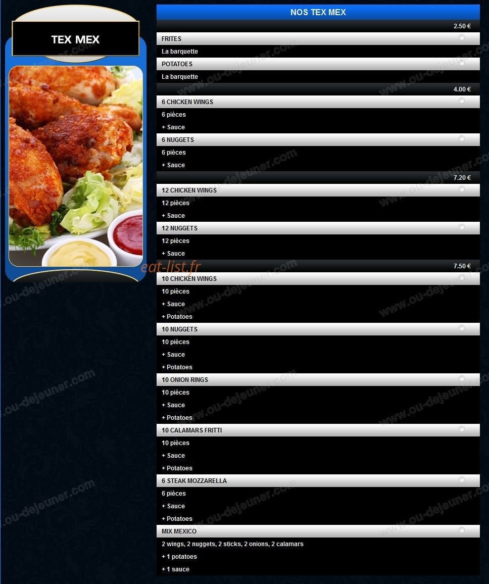 Pizza Service — carte page 6