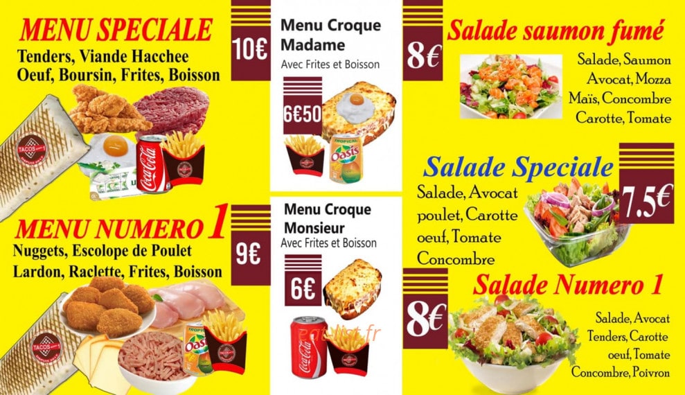 tacos numero1 — carte page 3