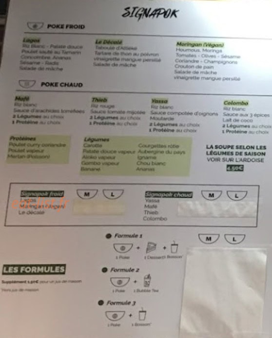 Afro'pok — carte page 2