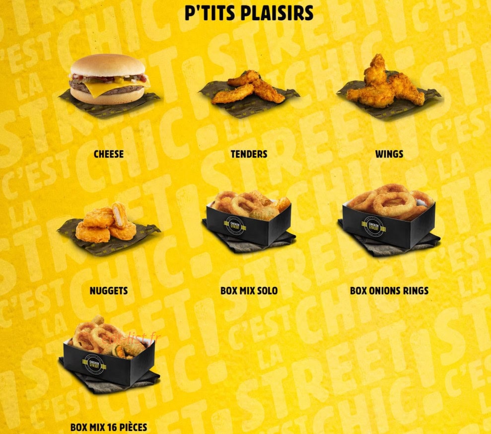 Chicken Street — carte page 4