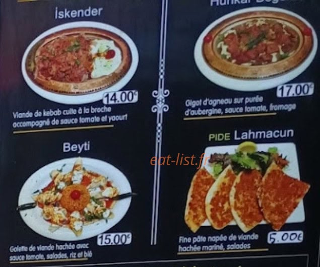 Grill Istanbul — carte page 1