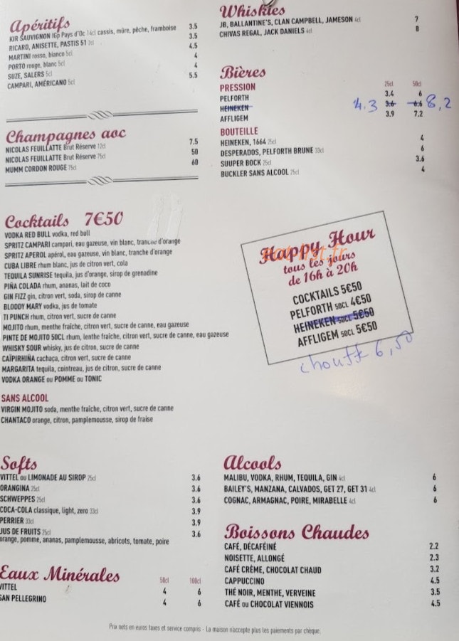 L'Amandine — carte page 2