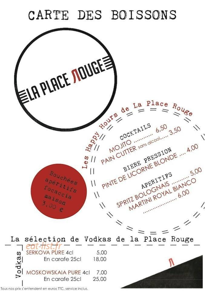 La Place Rouge — carte page 6
