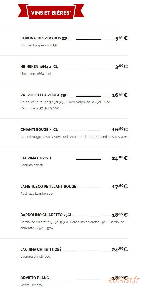 Le Plaza — carte page 18
