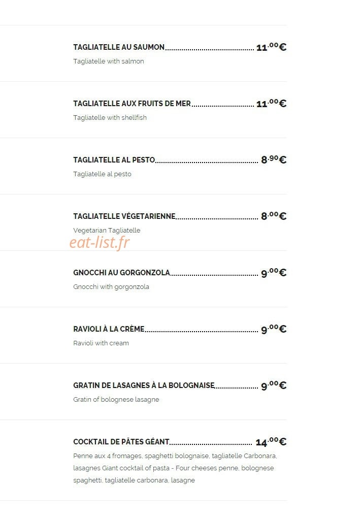 Le Plaza — carte page 12