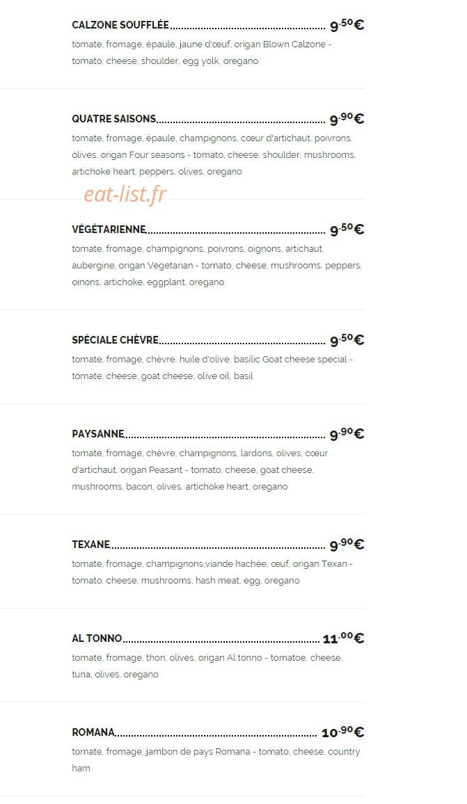 Le Plaza — carte page 7