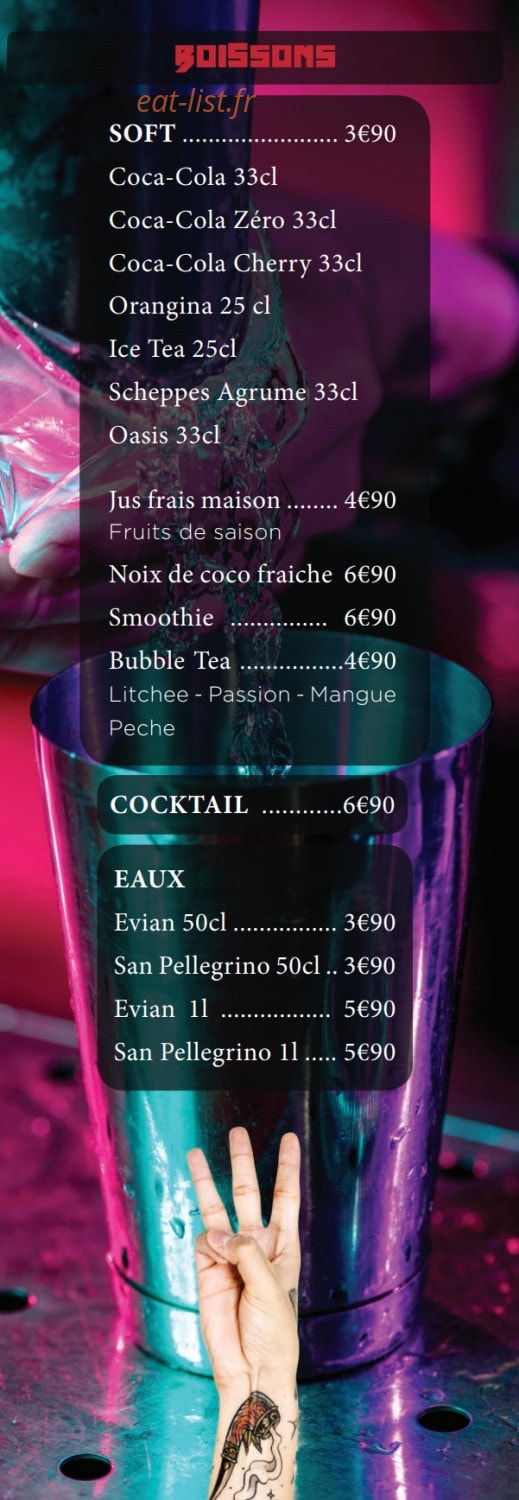 Saon thai food — carte page 13