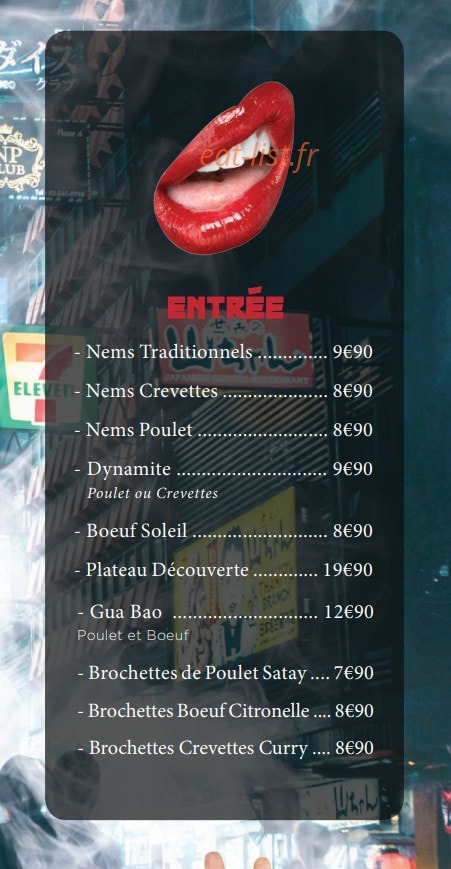 Saon thai food — carte page 15