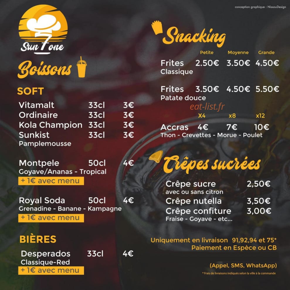 Sunset One — carte page 2