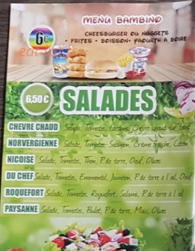 Espace Pizza — carte page 2