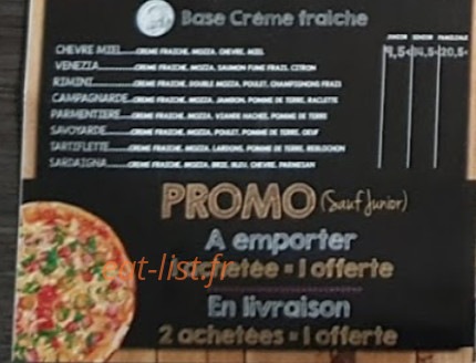 Espace Pizza — carte page 4